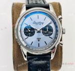 New! Swiss Breitling Watch Top Time Triumph 41 Watch Ice Blue